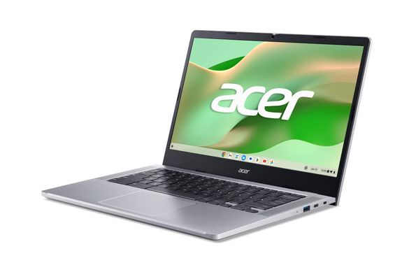 Acer Ноутбук Chromebook CB314-4H 14" FHD IPS, Intel i3-N305, 8GB, F512GB, UMA, ChromeOS, серебристый NX.KQDEU.003 фото