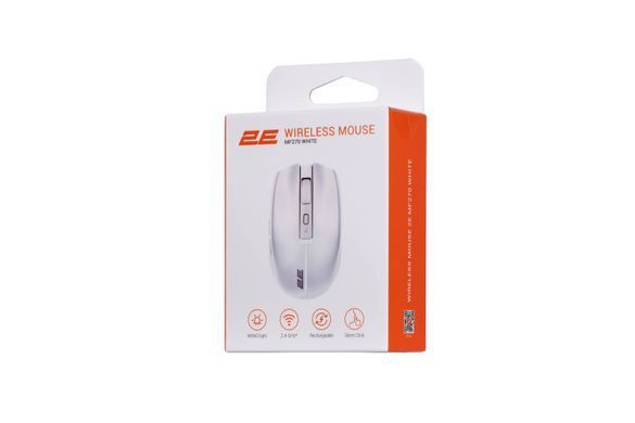 Мышь 2E MF270 Silent Rechargeable WL White 2E-MF270WWH фото