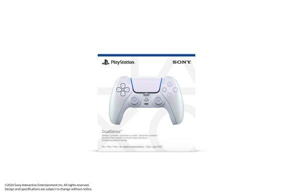 PlayStation Геймпад 5 Dualsense BT, Chrome Pearl 1000050600 фото