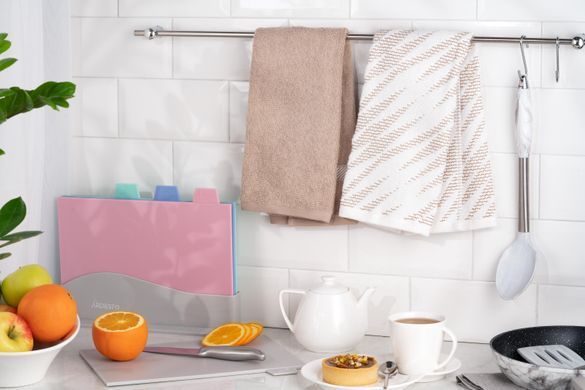 ARDESTO Набір кухонних рушників SuperSoft, махрові, беж, 2х40х60см, 100% бавовна
