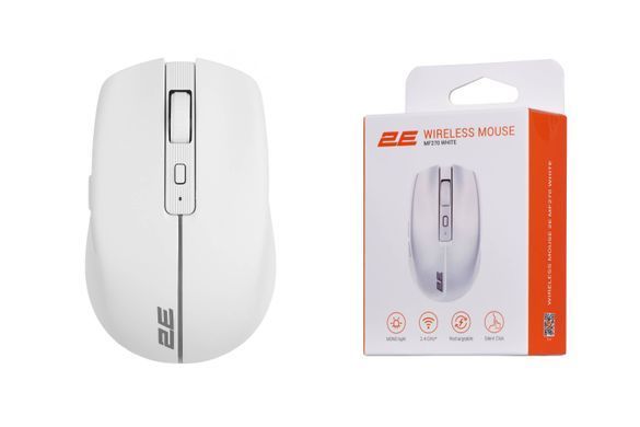Мышь 2E MF270 Silent Rechargeable WL White 2E-MF270WWH фото