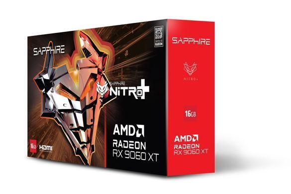 SAPPHIRE Відеокарта Radeon RX 9060 XT 16GB GDDR6 NITRO+ GAMING OC 11350-01-20G фото