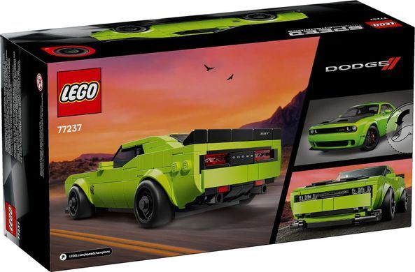 LEGO Конструктор LEGO Speed Champions Спортивный автомобиль Dodge Challenger SRT Hellcat 77237 фото