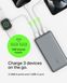 Belkin Акумулятор портативний літій-іонний Power Bank 20000мА·год, 15Вт, 2хUSB-A/USB-C, cірий 2 - магазин Coolbaba Toys