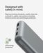 Belkin Акумулятор портативний літій-іонний Power Bank 20000мА·год, 15Вт, 2хUSB-A/USB-C, cірий 7 - магазин Coolbaba Toys