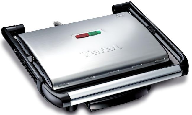 Tefal Гриль прижимной PaniniGrill 2000Вт, темп. режимов-1, металл GC241D38 фото
