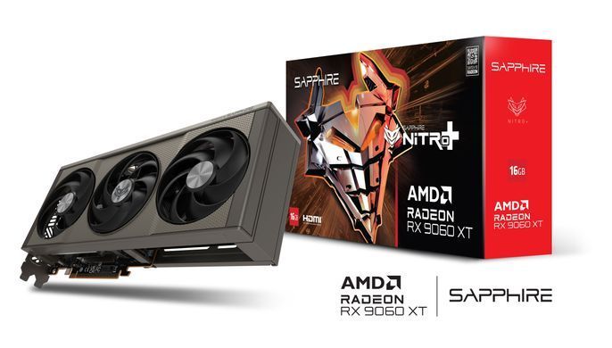 SAPPHIRE Відеокарта Radeon RX 9060 XT 16GB GDDR6 NITRO+ GAMING OC 11350-01-20G фото