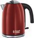 Електрочайник Russell Hobbs Colours Plus, 1.7л, метал , червоно-чорний 1 - магазин Coolbaba Toys