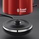 Електрочайник Russell Hobbs Colours Plus, 1.7л, метал , червоно-чорний 4 - магазин Coolbaba Toys