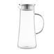 ARDESTO Pitcher with lid 1400ml, borosilicate glass, stainless steel, transparent 1 - магазин Coolbaba Toys