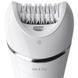 Philips Эпилятор 8000 series дисковый, аккумул., пинцет.-32, влаж.+сух., с подсветкой, насадок-2, белый 3 - магазин Coolbaba Toys