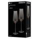 ARDESTO Champagne glasses set Black Mars 300ml, 2pcs, glass, golden 4 - магазин Coolbaba Toys