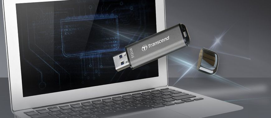 Transcend Накопитель 128GB USB 3.2 Type-A JetFlash 920 Black R420/W400MB/s TS128GJF920 фото