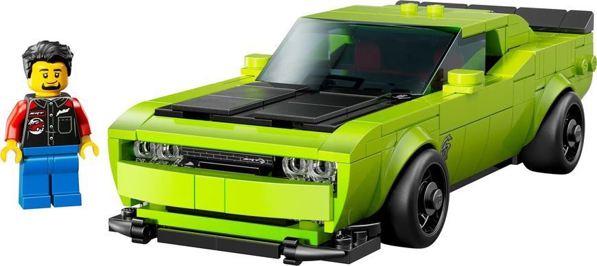 LEGO Конструктор LEGO Speed Champions Спортивный автомобиль Dodge Challenger SRT Hellcat 77237 фото