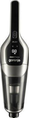 Gorenje Пылесос беспроводный, 165Вт, конт пыль -0.6л, автон. раб. до 60мин, HEPA, 2 в 1, подсветка, индикатор, щетка- электротурбо, серый SVC252110FSIIA фото