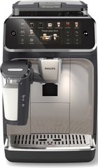 Philips Кавомашина Series 5500, 1.8л, зерно+мелена, автомат.капуч, дисплей, авторецептів -12, чорно-срібний EP5547/90 фото