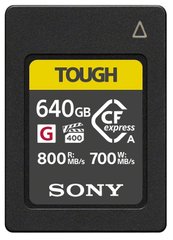 Sony Карта пам'яті CFexpress Type A 640GB R800/W700 Tough CEAG640T.SYM фото