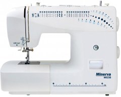 Швейна машина МINERVA M823B, електромех., 85Вт, 26 шв.оп., петля напівавтомат, білий + синій M823B фото