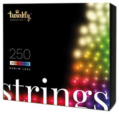 Smart LED Гірлянда Twinkly Strings RGBW 250, Gen II, IP44, 20м, кабель прозорий - купити в інтернет-магазині Coolbaba Toys