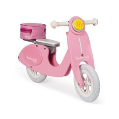 Толокар Janod Ретро скутер рожевий J03239 - купити в інтернет-магазині Coolbaba Toys