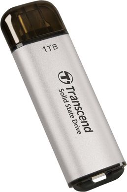 Transcend Портативний SSD 1TB USB 3.1 Gen 2 Type-C ESD300 Silver TS1TESD300S фото