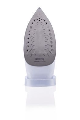 Gorenje Iron Gorenje, 3200W, 350ml, steam boost -40g, vert. Steaming, auto shutdown, ceramic soleplate, black-light blue SIH3200BB фото