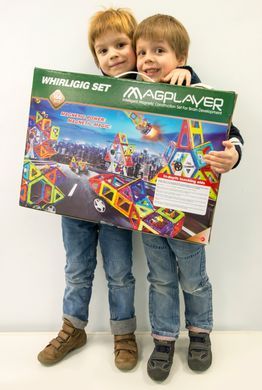 MagPlayer Конструктор магнитный 166 ед. (MPA-166) MPA-166 фото