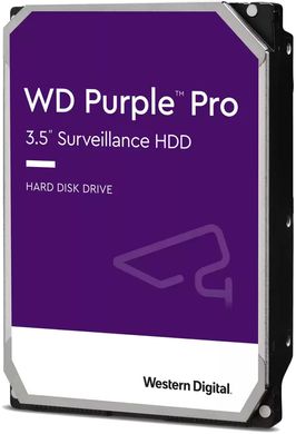 Жорсткий диск WD 10TB 3.5" 7200 256MB SATA Purple Pro Surveillance WD101PURP фото
