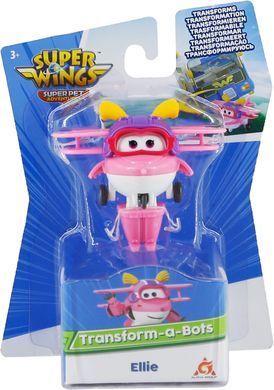 Super Wings Ігрова фігурка-трансформер Super Wings Transform-a-Bots Еллі (Ellie), 5см EU770038 фото
