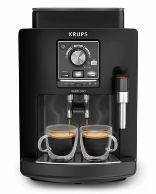 Krups Krups coffee machine Harmony, 1.7L, hand capuchino maker, auto recipe-4, my recipe, black EA5088E0 фото