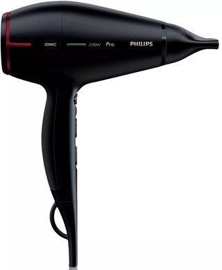 Philips Фен Professional, 2100Вт, режимов-3, ионизиция, хол. обдув, черный HPS910/00 фото