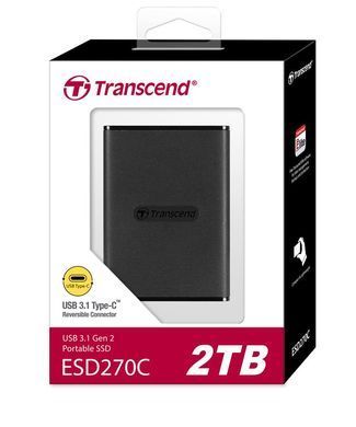 Transcend Портативный SSD 2TB USB 3.1 Gen 2 Type-C ESD270C TS2TESD270C фото