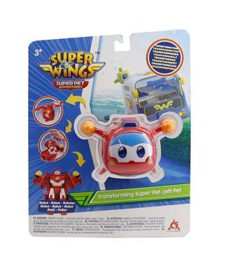 Super Wings Ігрова фігурка-трансформер Transforming Super Pet Джером улюбленець (Jerome pet) EU770641 фото