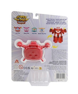 Super Wings Ігрова фігурка-трансформер Transforming Super Pet Джером улюбленець (Jerome pet) EU770641 фото
