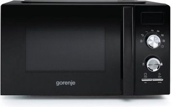 Gorenje Мікрохвильова піч, 20л, мех. керув., 800Вт, дисплей, чорний MO20A3BH фото