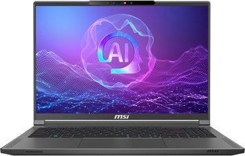 MSI Ноутбук Creator A16 AI+ A3XVGG 16 UHD, Ryzen AI 9 HX 370, 32GB, F2TB, NVD4070-8, W11P, серый 9S7-15FK24-266 фото