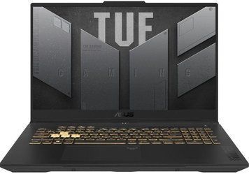 ASUS Ноутбук ASUS TUF Gaming F17 FX707VJB-HX063 17.3" FHD IPS, Intel 5 210H, 16GB, F512GB, NVD3050-6, NoOS, Сірий 90NR0MY5-M002H0 фото