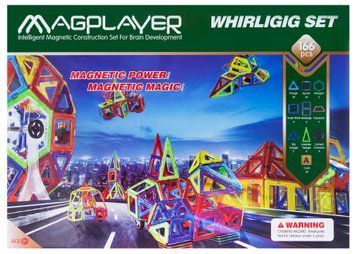 MagPlayer Конструктор магнитный 166 ед. (MPA-166) MPA-166 фото