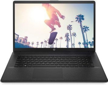 HP Ноутбук 17-cn4013ua 17.3" FHD IPS AG, Intel 3-100U, 16GB, F512GB, UMA, DOS, чорний B23C8EA фото