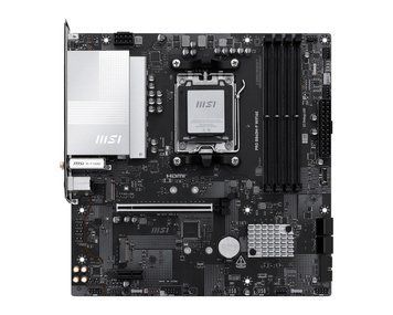 MSI Материнcкая плата PRO B840M-P WIFI6E sAM5 B840 4xDDR5 M.2 HDMI WiFi BT mATX 911-7E77-002 фото