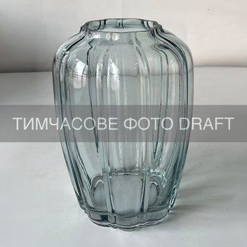 ARDESTO Ваза Aquamarine, 18.7х25см, стекло, синий