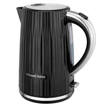 Russell Hobbs Електрочайник Eden, 1.7л, нержавіюча сталь, пластик, чорний 27361-70 фото