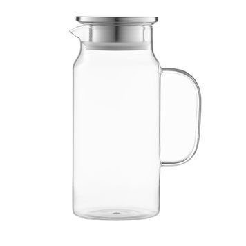ARDESTO Pitcher with lid 1200ml, borosilicate glass, stainless steel, transparent AR2612BPG фото