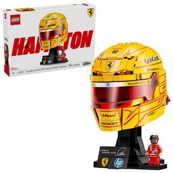 LEGO Конструктор LEGO Editions Formula 1 Шолом Льюїса Гамільтона з команди Scuderia Ferrari HP 43022- фото
