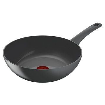 Tefal Сковорода ВОК Renewal, 28см, алюміній, бакеліт, сірий C4261943 фото