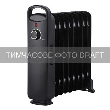 ARDESTO Обігрівач оливний ARDESTO OFH-09X4 10м2, 1000Вт, мех. кер-ння, захисту від перегріву та пер-ння, 7 секцій, чорний OFH-09X4 фото
