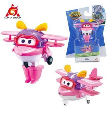 Super Wings Ігрова фігурка-трансформер Super Wings Transform-a-Bots Еллі (Ellie), 5см EU770038 фото