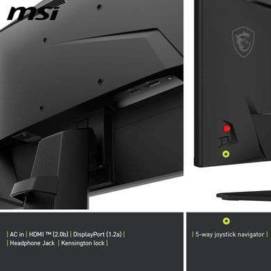 MSI Монітор MSI 23.8" MAG 242F HDMI, DP, Audio, IPS, 200Hz, 0.5ms, sRGB 115%, FreeSync 9S6-3BC51T-001 фото