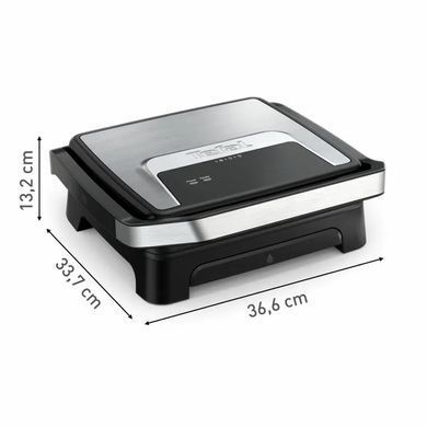 Tefal Гриль прижимний Inicio Classic 2000Вт, темп. режимів-1, метал, чорний GC271D10 фото