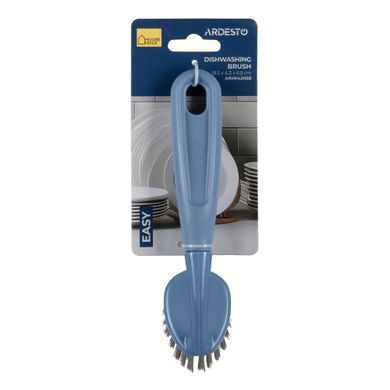 ARDESTO Щітка для миття посуду ARDESTO Easy 18.5х4.3x6.5см, пластик, блакитний ARHK4205B фото